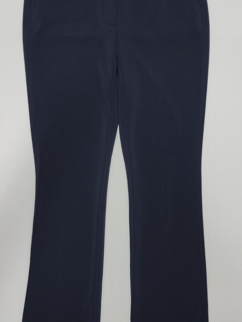 White House Black Market Women's Navy The Slim Dress Pants Size 4